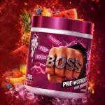 BOSS Pre-Workout Powder 350g Fruit Basket - High Caffeine Energy Supplement with Beta Alanine, L-Citrulline, L-Arginine, L-Tyrosine, Betaine, Black Pepper Extract for Pump, Focus & Endurance - 50 Servings