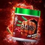 BOSS Pre-Workout Powder 350g Watermelon Ice - High Caffeine Energy Supplement with Beta Alanine, L-Citrulline, L-Arginine, L-Tyrosine, Betaine, Black Pepper Extract for Pump, Focus & Endurance - 50 Servings